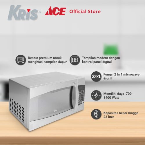 Ace - Kris 23 Ltr Microwave - Silver