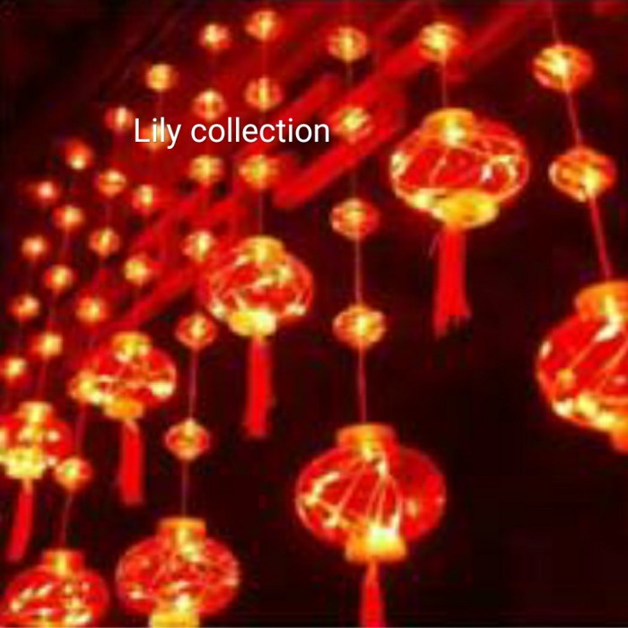 Produk Terbaru Lampu Tirai Lampion Lampion Kecil/ Lampu Led/ Lampu Hias/ Lampu Imlek