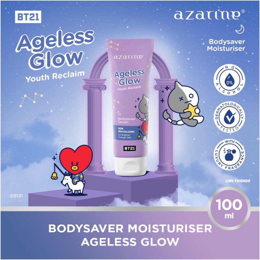 Azarine x BT21 Body Saver Moisturizer 100ML