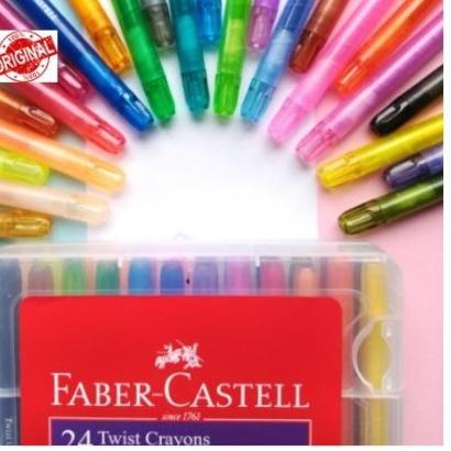 

ナ [MENGGAMBAR] - Faber Castell Twist Crayon Krayon Putar Warna Pastel Special
