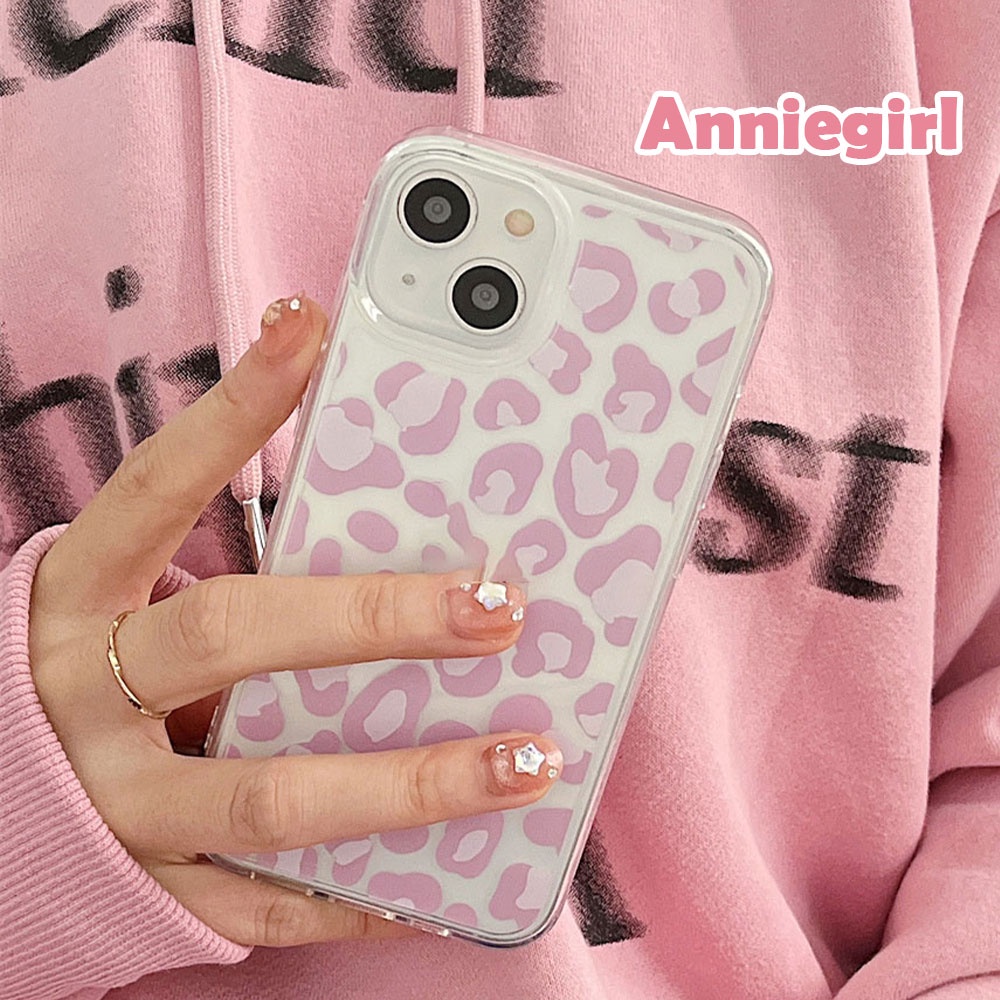 Soft Case TPU Transparan Shockproof Motif Pink Panther Untuk IPhone 7Plus 8Plus X XS XR 14 13 12 11 Pro Max