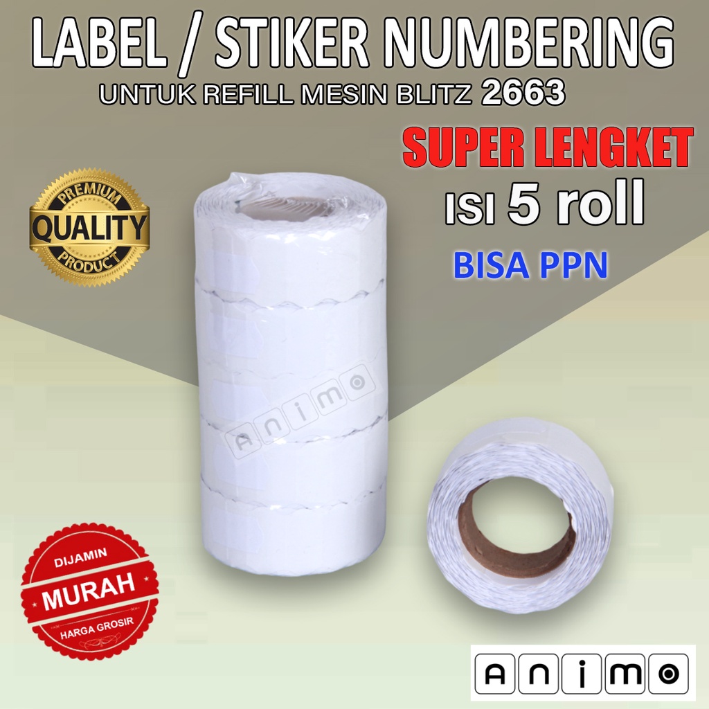 

LABEL - STIKER MESIN BLITZ 2663 LEM SUPER LENGKET