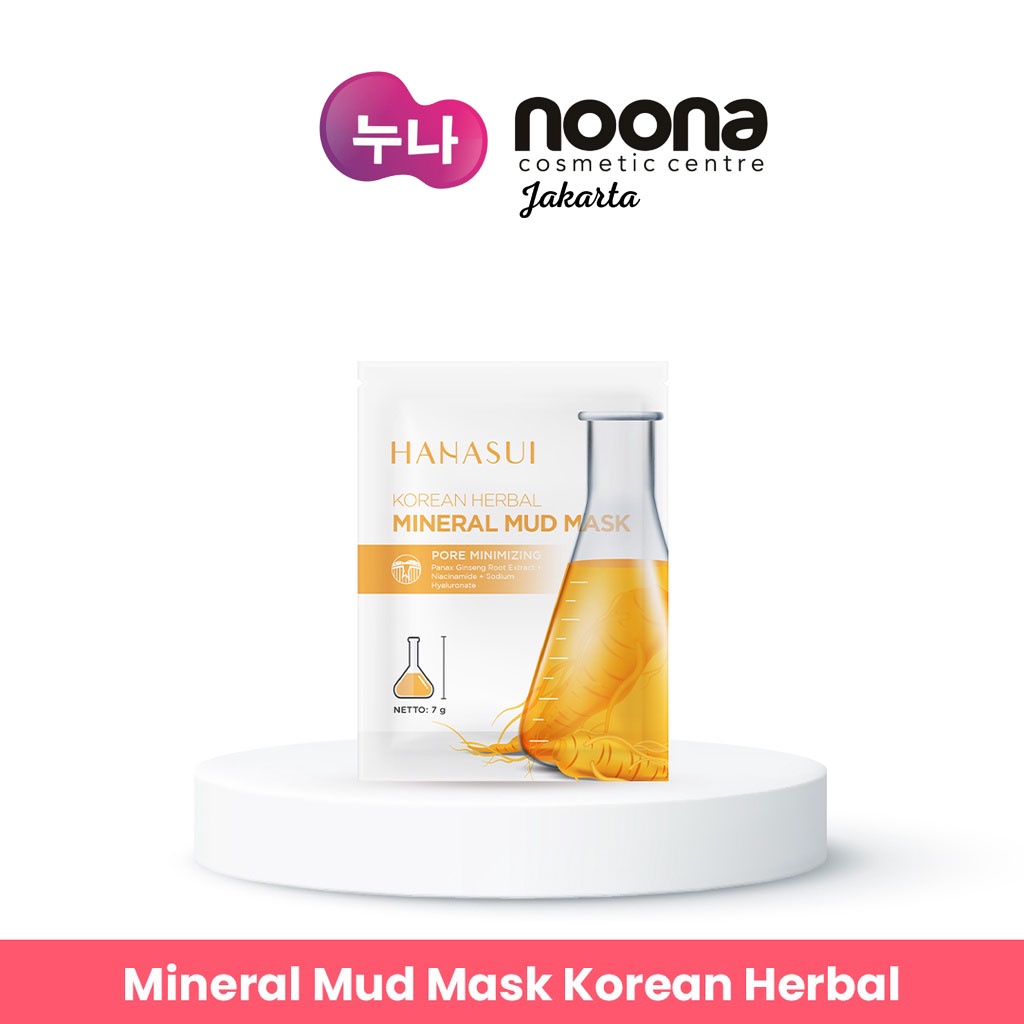 HANASUI KOREAN HERBAL MINERAL MUD MASK 7GR