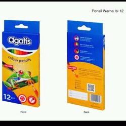 

Agatis pensil warna isi 12 pcs panjang pencil agatis neopex alat tulis