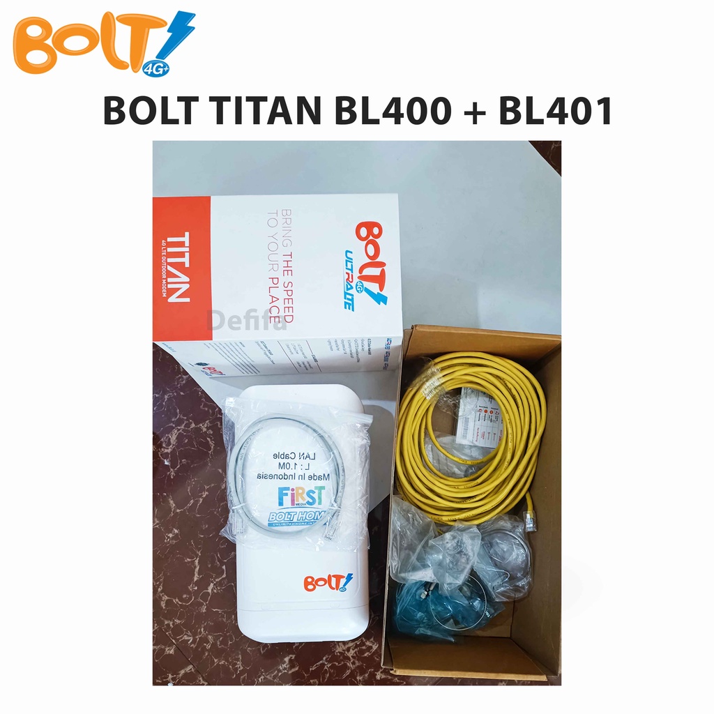 Modem Outdoor BOLT TITAN BL401 BL400 UNLOCK Telkomsel Smartfren Wifi Wireless