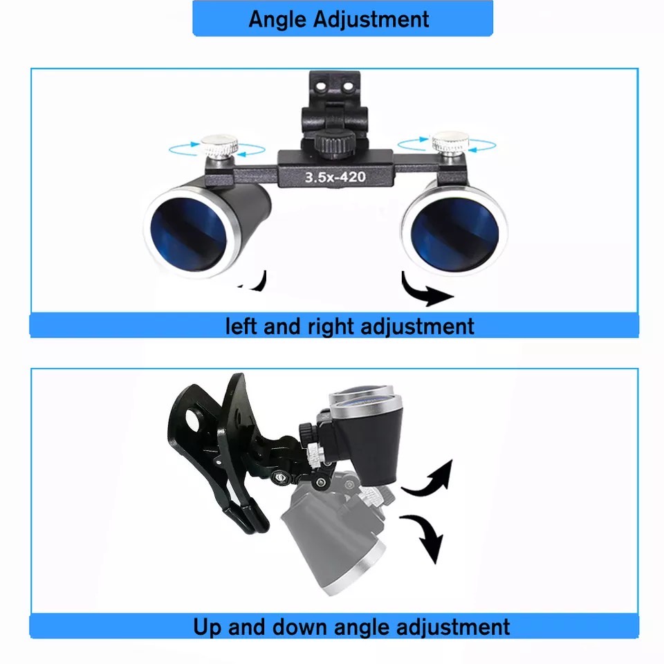 dental loupe 3,5x 3.5x dental clip on loupes medical surgical kacamata pembesar dokter gigi kaca mata