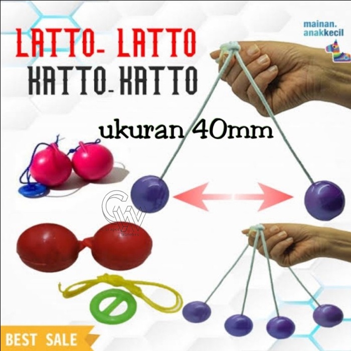 Cheaper-LatoLato Mainan Viral Lato Lato Tek Tek Mainan anak Jadul Latto Latto Etek Etek Tektek