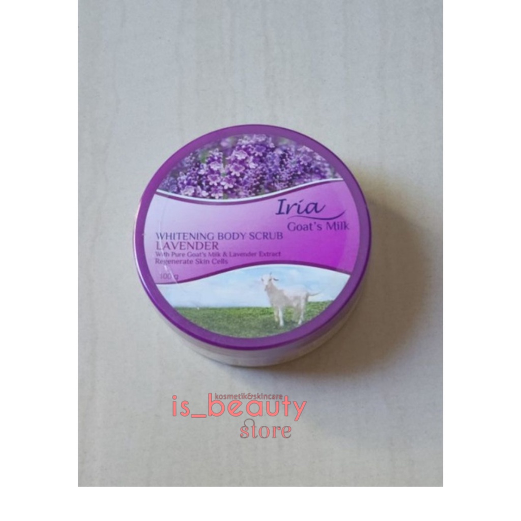 IRIA GOAT MILK BODY SCRUB LAVENDER