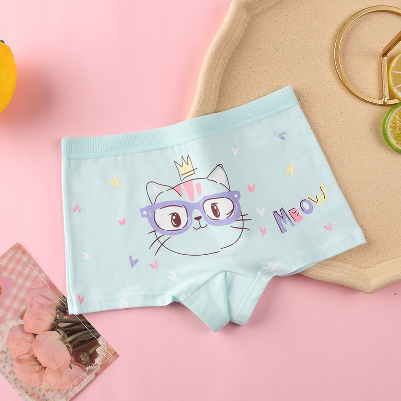 Celana Dalam CD Anak Perempuan 4 in 1 ( 4 Pcs / Bgks ) / Kolor Sempak Anak Cewek/ Celana dalam Anak cewek/ CD Anak Anak Celana Dalam Boxer Anak Perempuan