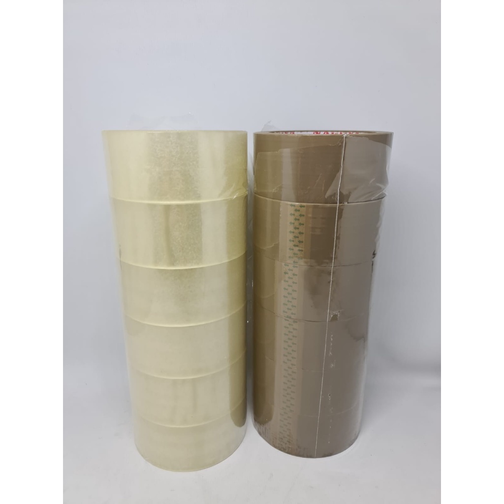 

LAKBAN BENING COKLAT NAGOYA 45MM X75METER 82YARD "PER ROLL