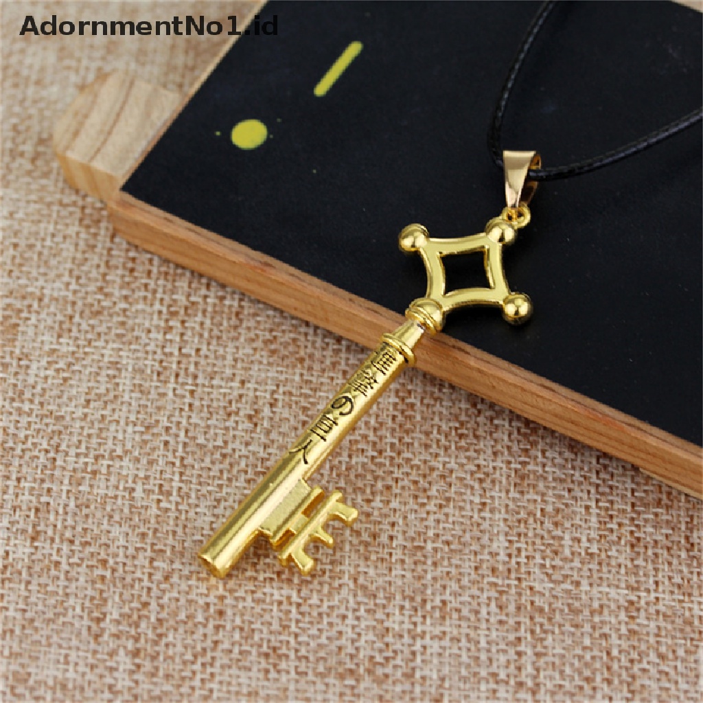 [AdornmentNo1] Kalung Attack On Titan Eren Kunci Shingeki No Kyojin Liontin Fashion Vintage Retro Perhiasan Anime Untuk Pria Cosplay [ID]