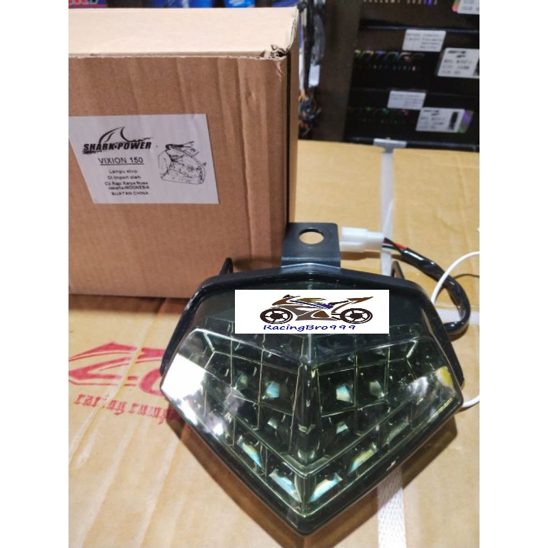 lampu stop belakang led yamaha vixion new plus lampu sen kuning lampu stop merah lampu senja biru