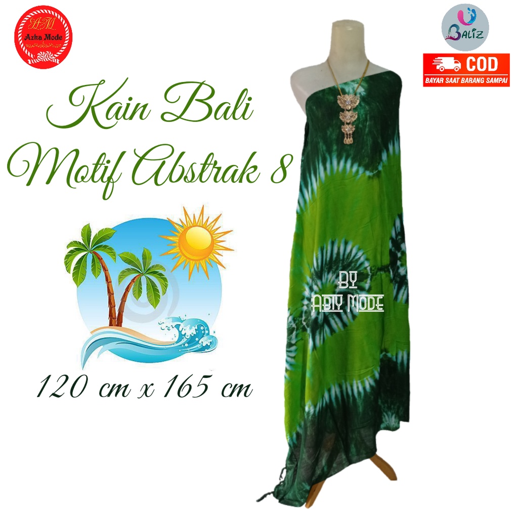 Kain Pantai Kain Bali Pantai - Kain Bali Motif New Abstrak 8 Standar - Sarung Pantai SEMBILAN MODE - Sarung Bali - Kain Pantai - Kain Katun Jepang - Kain Untuk Hiasan Dinding - Kain Untuk Plafon Mobil Truk Dan Mobil 3/4 Lainnya