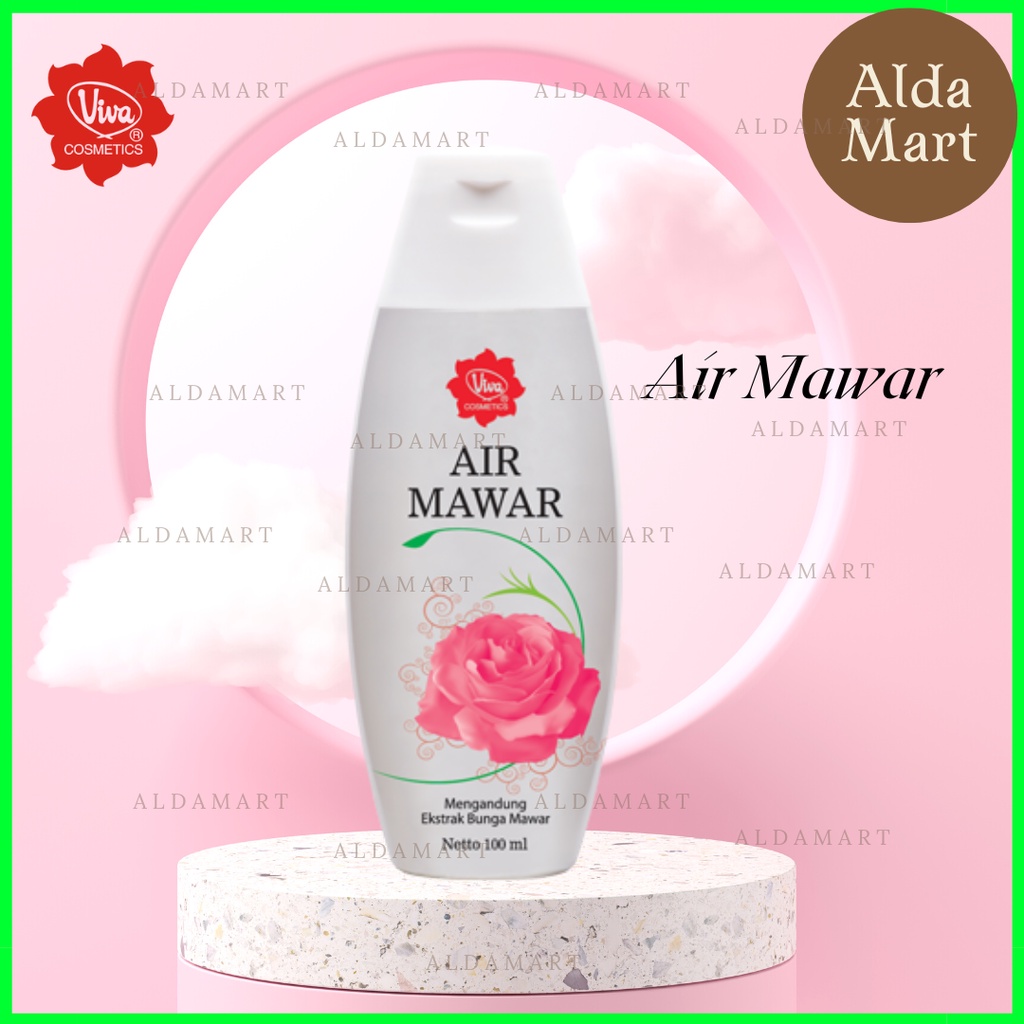 Viva Air Mawar 100ml 200ml Penyegar Wajah Untuk Masker