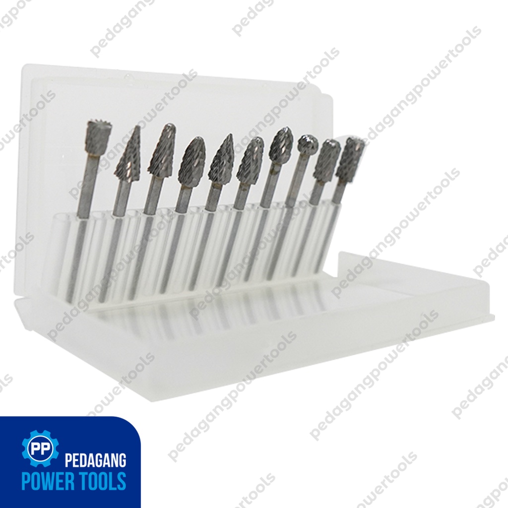 IKURA SET 10 PCS MATA TUNER PENDEK DIE GRINDER BOR ROTARY CUNER MOTOR