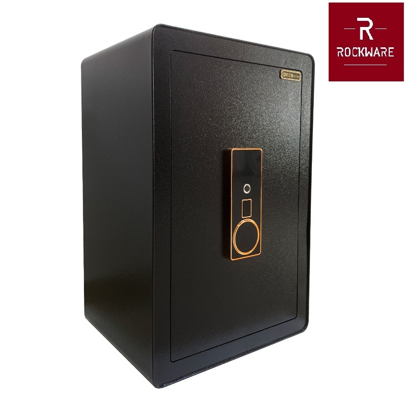 ROCKWARE Safety Box with Fingerprint Lock - 60x40x33cm - RW-MS-600