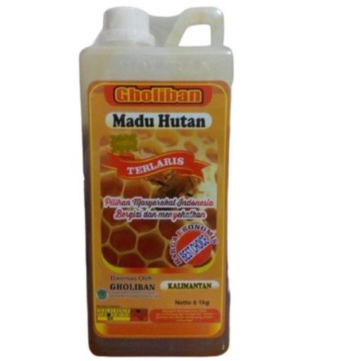 

12.12 Brand Madu Gholiban Hutan Kalimantan plus Bee Pollen & Royal Jelly 1 kg grosir