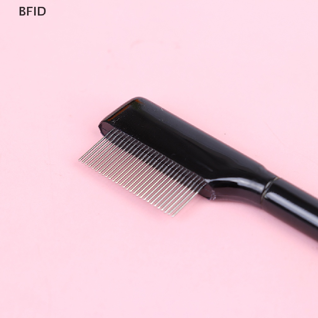 [BFID] 1pcs Baja Sikat Ekstensi Sisir Alis Bulu Mata Sisir Logam Makeup Brushes Alat [ID]