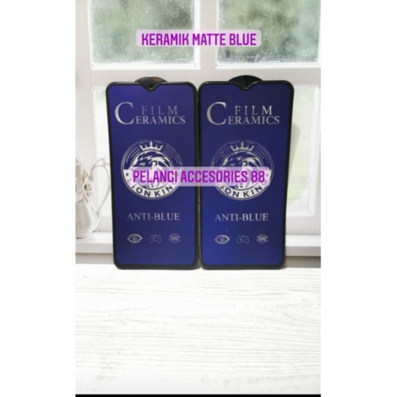 ANTIGORES LUNA G5 X PRO MATTE BLUE KERAMIK ANTI GORES ANTI RADIASI ANTI BLUE