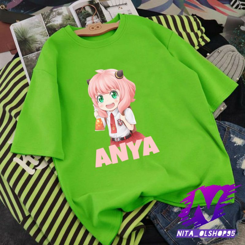 baju anak kaos anak anya forger anya lucu chibi anya sekolah