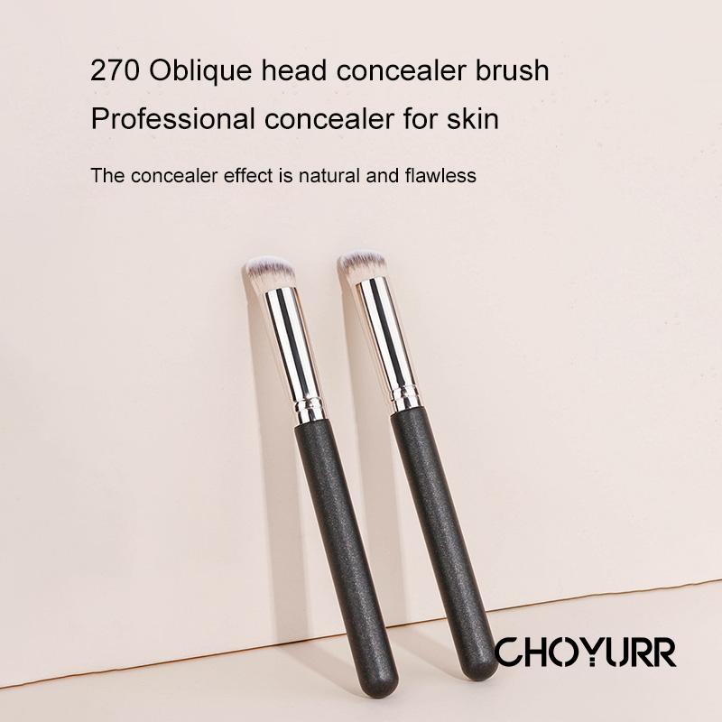 【COD】Concealer Brush Round Head Blemish Blush On Brush Powder Foundation Portable Make Up Tool Travel Portable Brush Untuk Makeup Kosmetik-CH