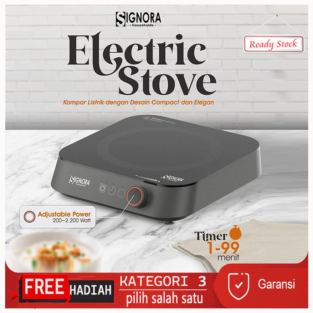 Kompor Listrik Signora/Electric Stove Signora/Kompor Signora