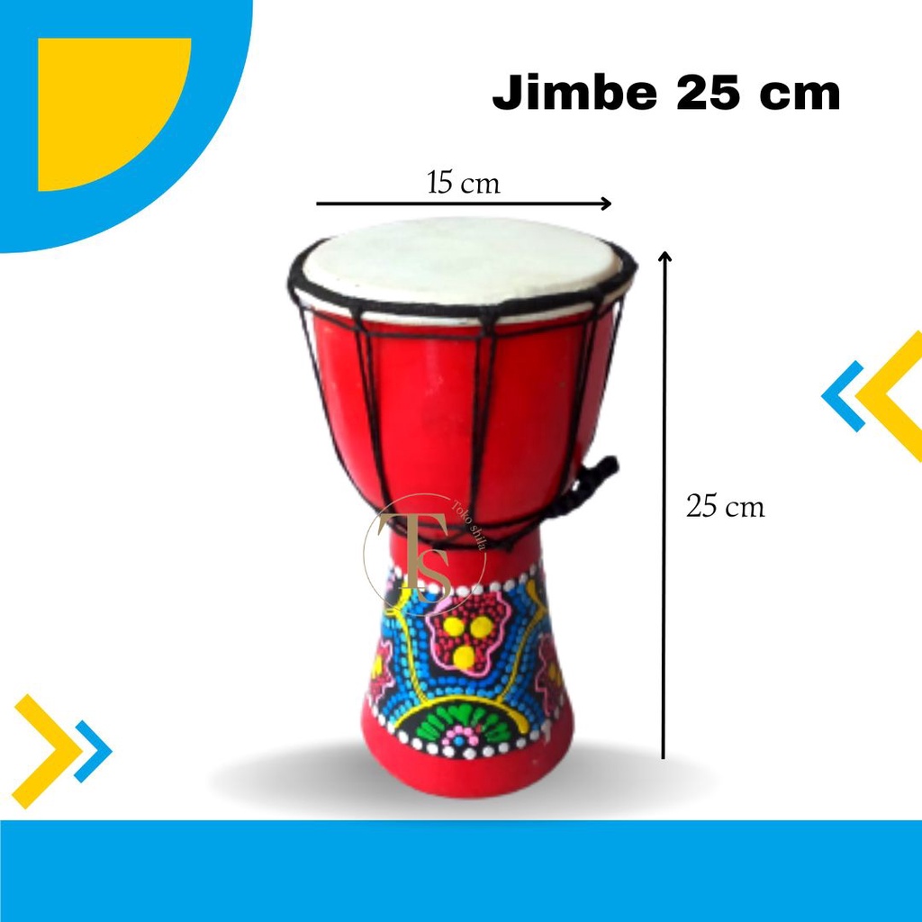 Alat Musik Tradisional Jimbe uk 25 cm gendang anang ketipung alat musik rebana alat musik jawa