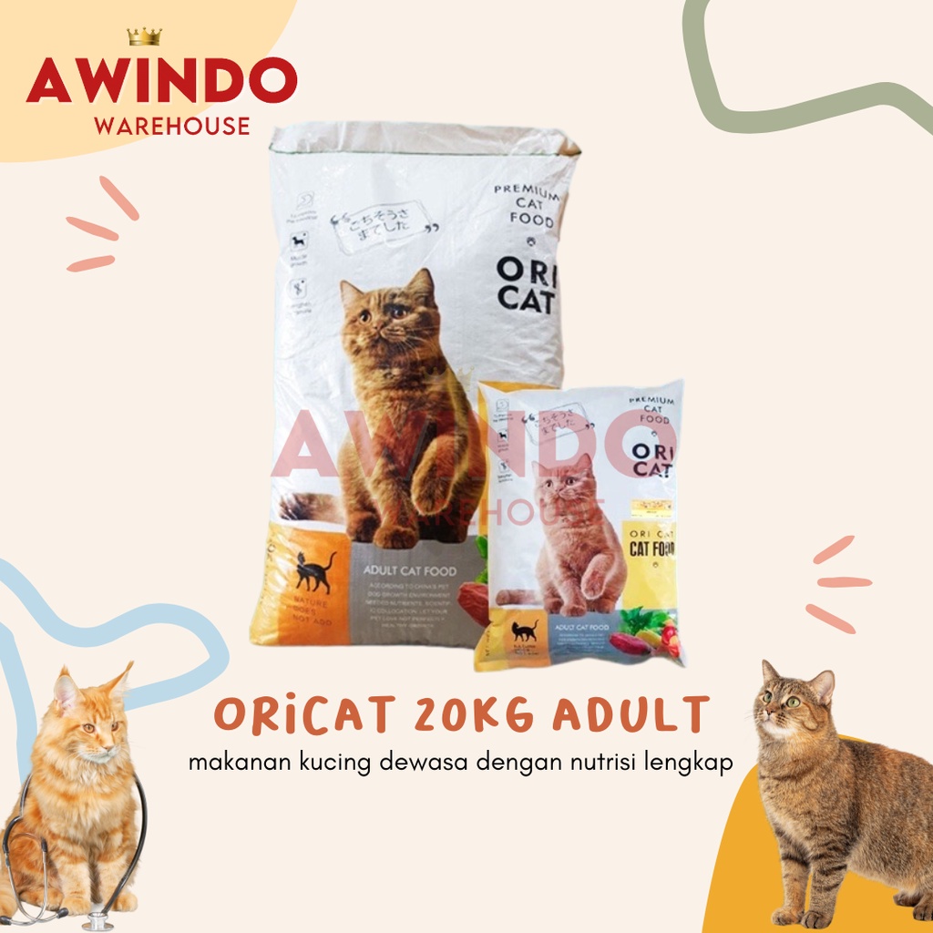 INSTANT - Oricat Adult 20kg Makanan Kucing