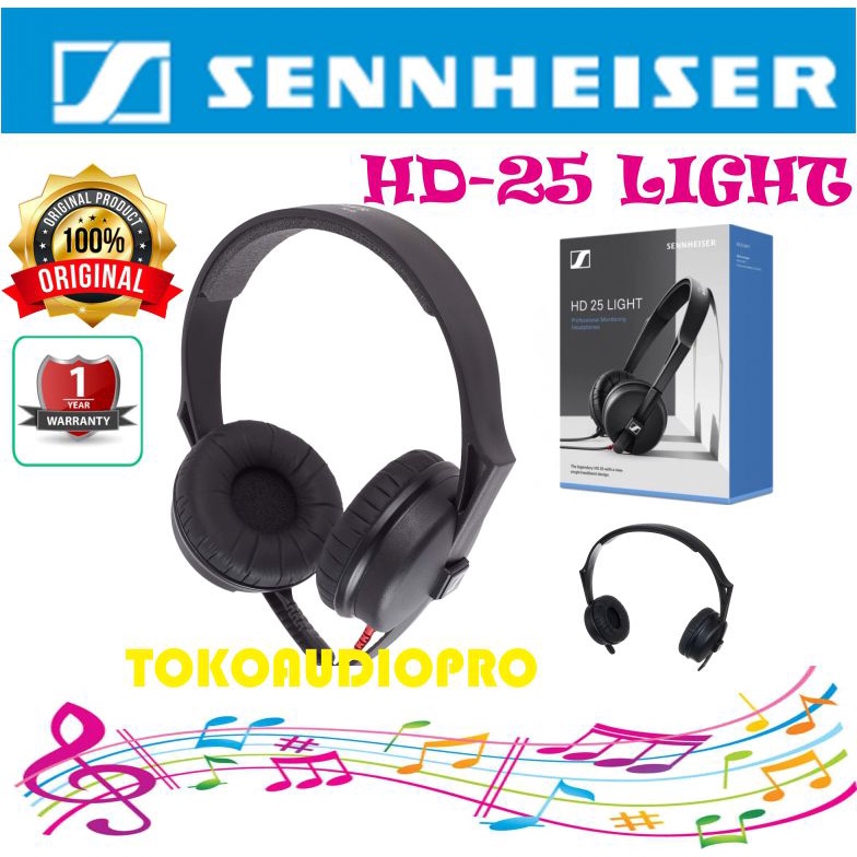 Sennheiser HD25 Light Closed-Back Monitoring Headphone Original HD-25