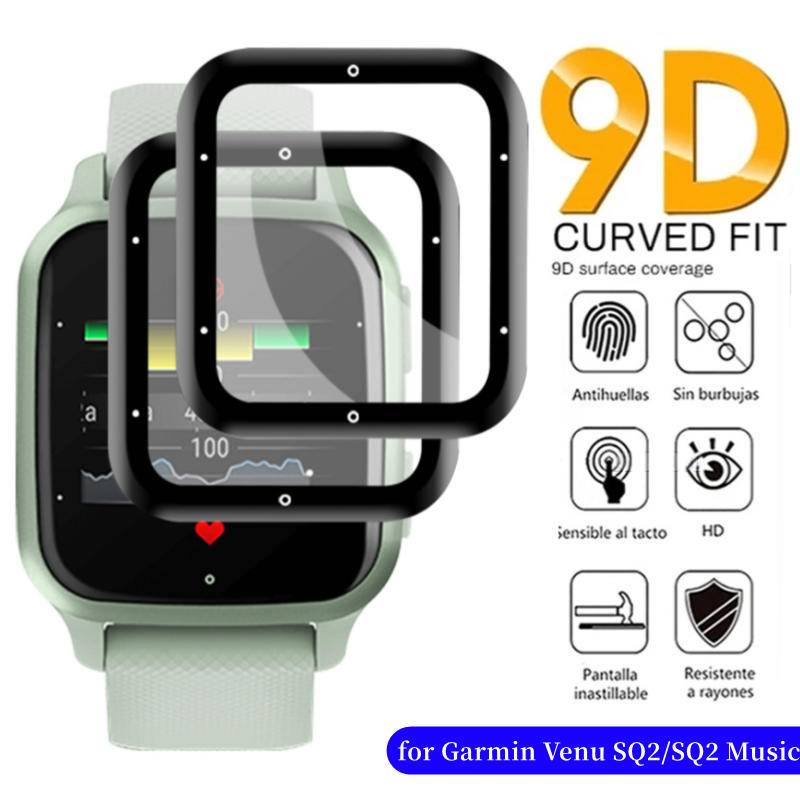 Lembut Film Pelindung Penjaga Untuk Garmin VENU 2S SQ SQ2 Music Smart Watch Screen Protector HD Film Perlindungan Untuk Garmin Vivoaktif4 4S 3musik