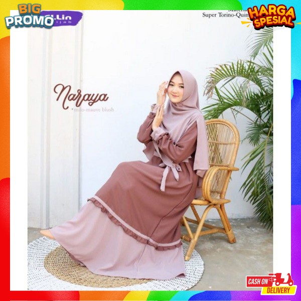 Dress Ibu Ibu Muda Terbaru Bju Gami Murah Branded Gmis Cwe Simple Elegant Baju Gamis Syar'I Wisuda D