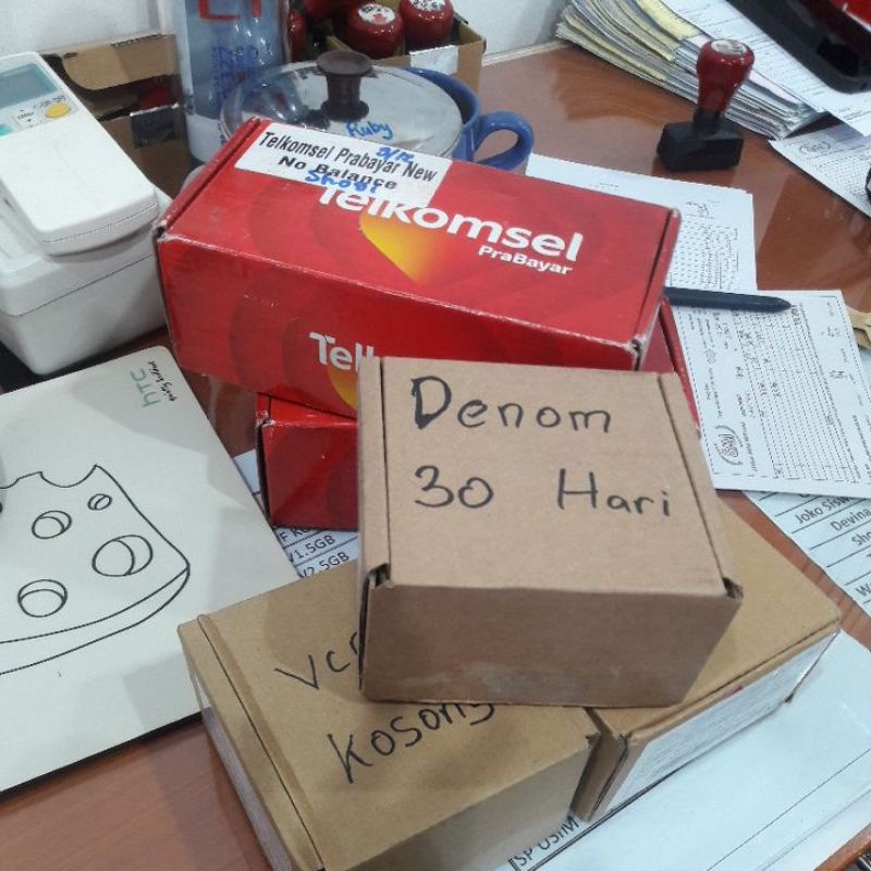 perdana segel telkomsel per box