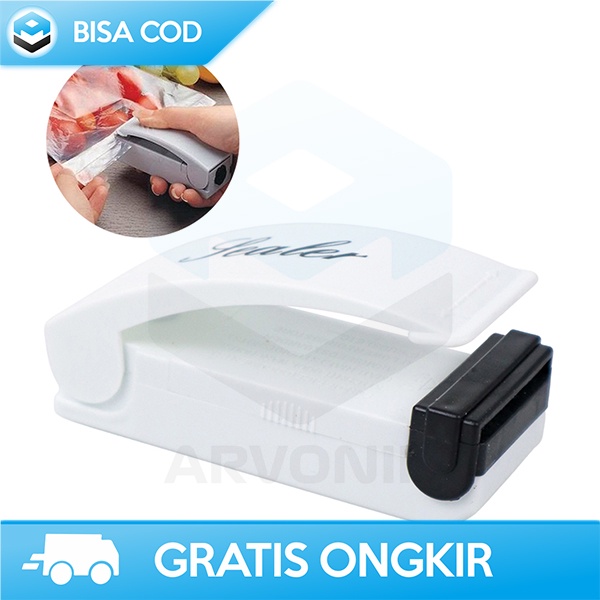 PLASTIK SEALER ALAT PRESS PEREKAT PLASTIK HAND SEALER MUDAH DIGUNAKAN