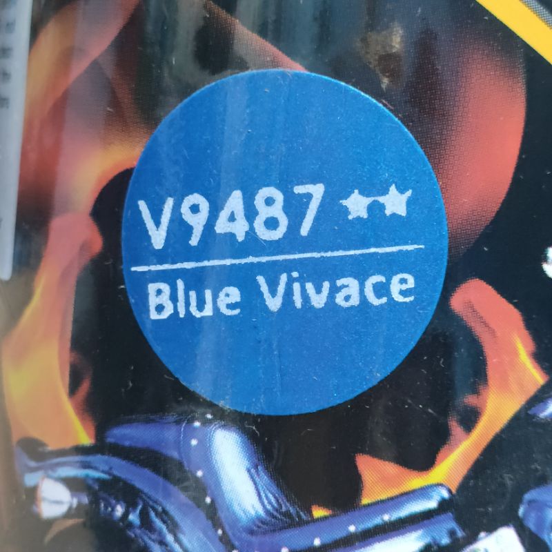 Pilok Cat Diton Premium Paket Lengkap 4 Kaleng Blue Vivace Biru metalik 9487 Primer Grey 9120 Silver 9124 Clear Doff 9130 400cc Pilox Paketan Cat Semprot Special Spray Paint