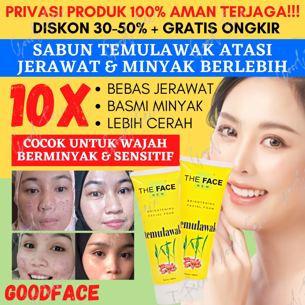 THE FACE Temulawak  Facial Foam 100ml