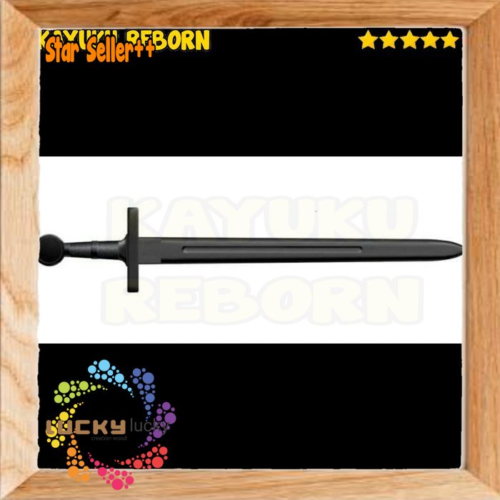 Mainan pedang kayu || MEDIEVAL TRAINING SWORD Ijis