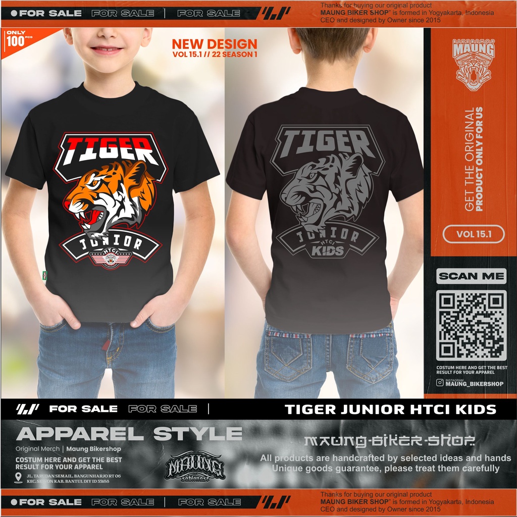 MAUNG_HTCI KIDS | KAOS TIGER JUNIOR HTCI KIDS