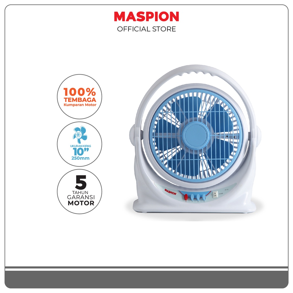 Maspion Kipas Angin Kotak Box Fan 10 Inch JF-122
