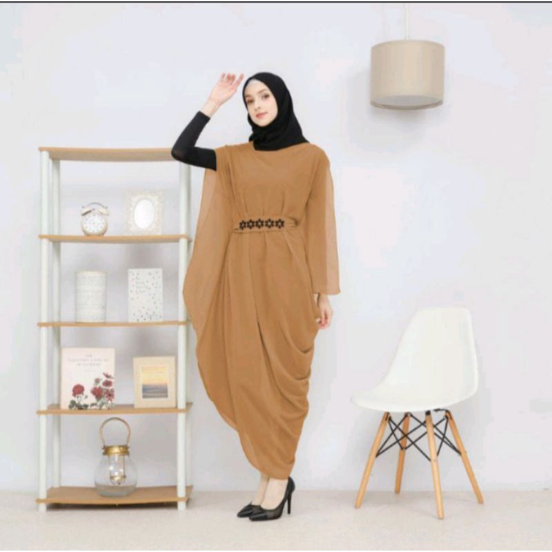 Outer kaftan isyana terbaru Outer kaftan terpanjang Outer rompi rompi kondangan Outer kaftan bordir