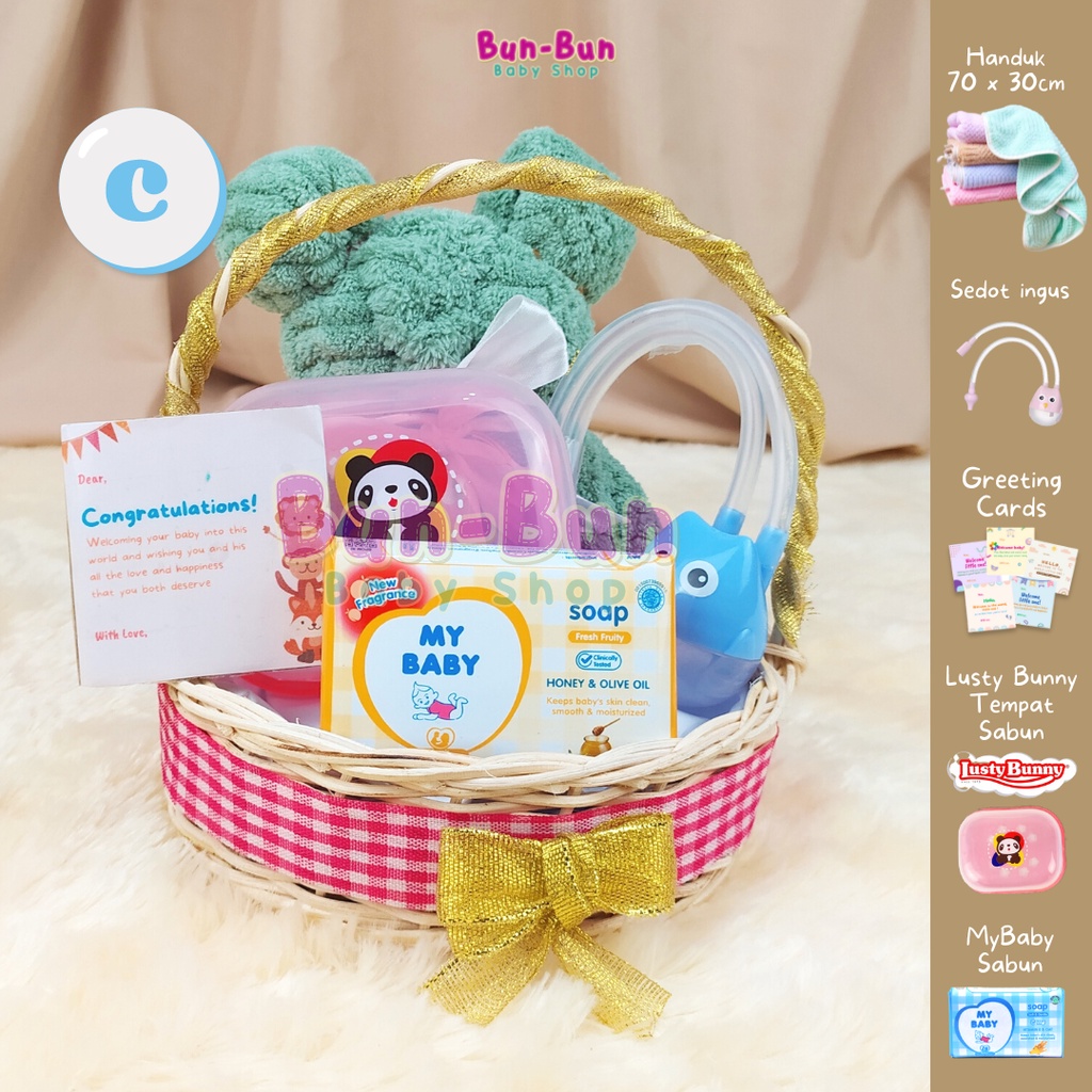 Hampers Bayi Hamper Baby New Born Unisex Boy Girl Kado Lahiran Hadiah Sambang Gift Set Parcel Parsel Newborn Laki Perempuan Perlengkapan Baru Lahir Peralatan Baju Anak Balita Bunbunbabyshop