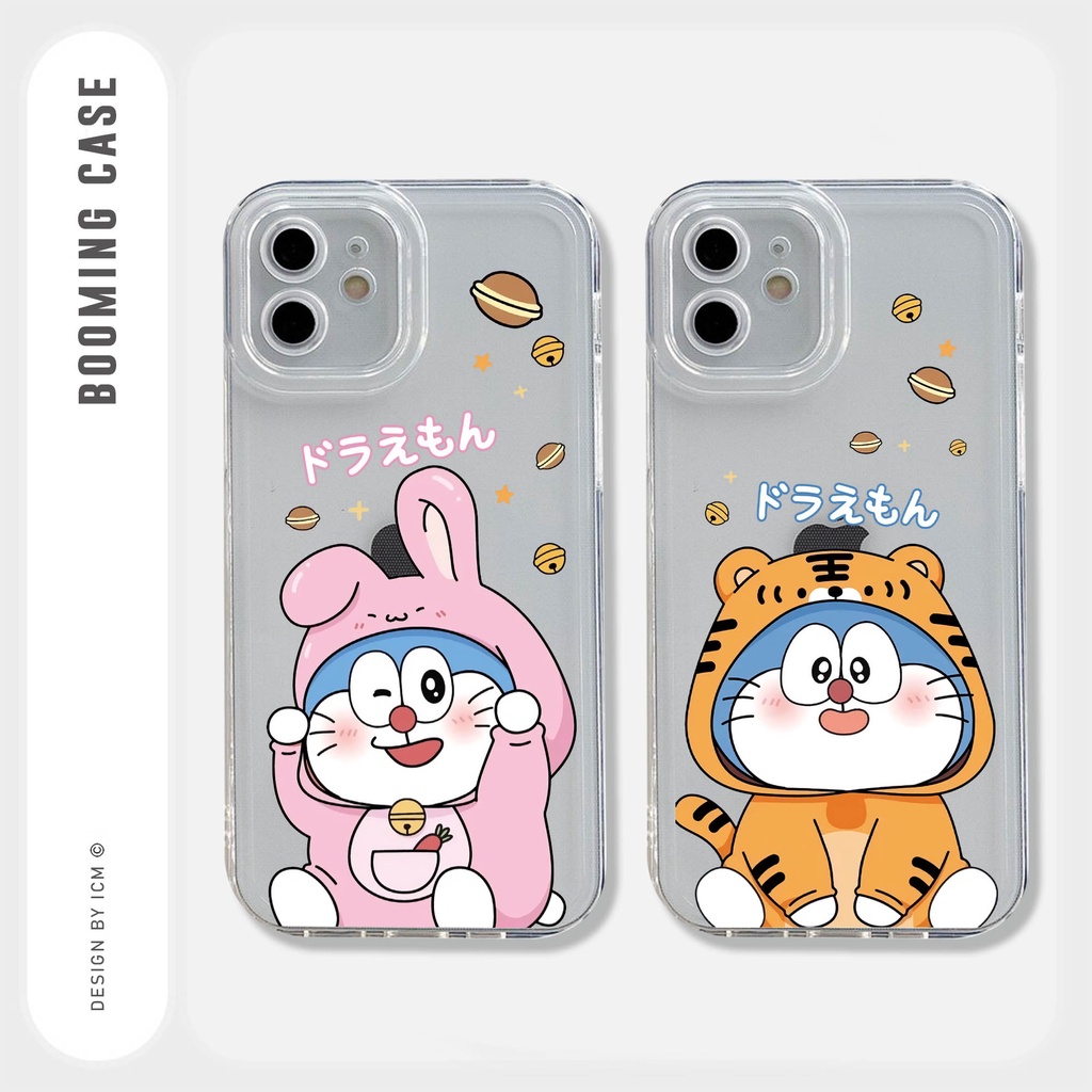 Case Samsung A33 5G A13 4G A13 5G A04S Softcase Clear Case Premium Motif DORAEMON