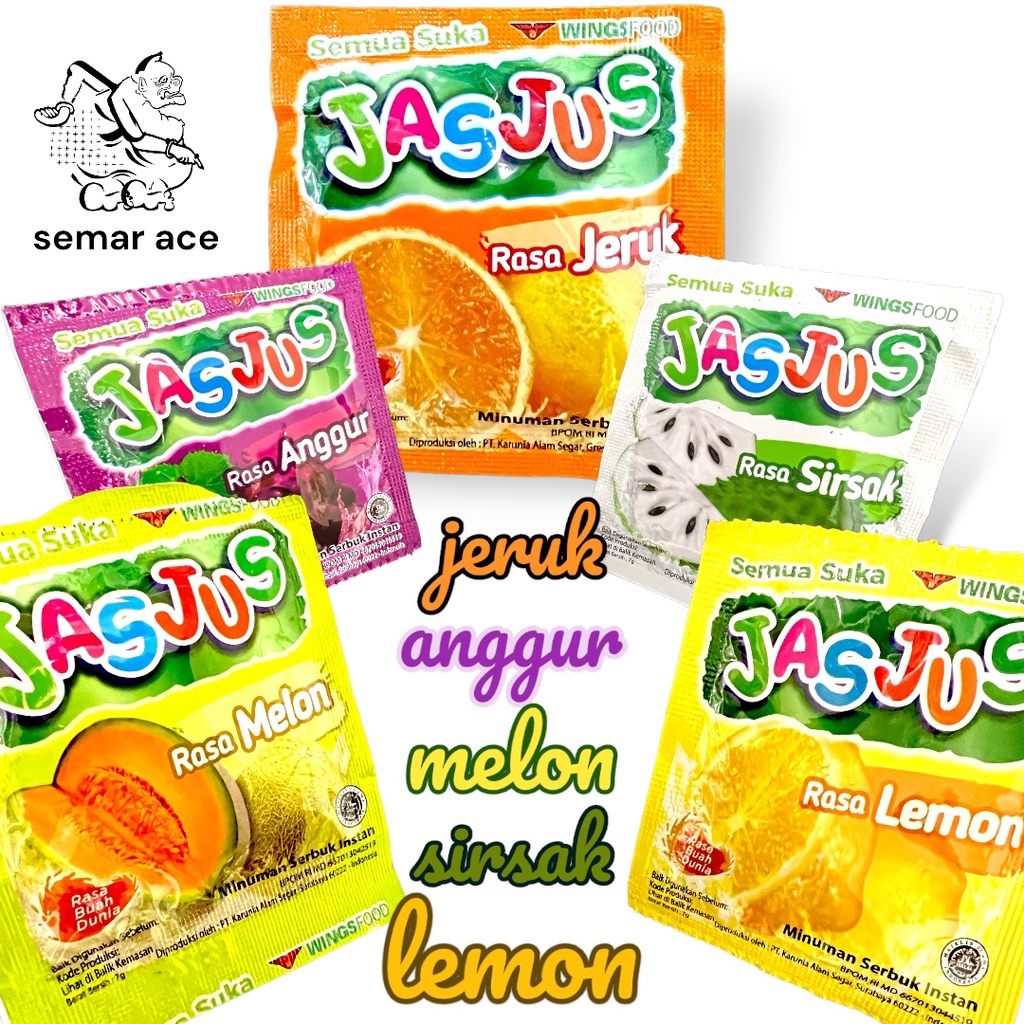 JASJUS MINUMAN SERBUK SACHET 1 RENCENG ISI 10