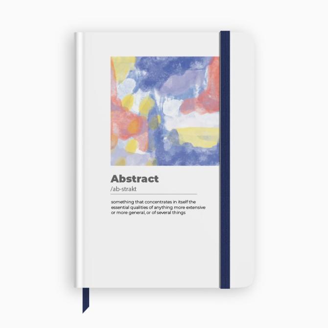 

Basic Notebook - Word Abstrak Custom Notebook - Bullet Journal