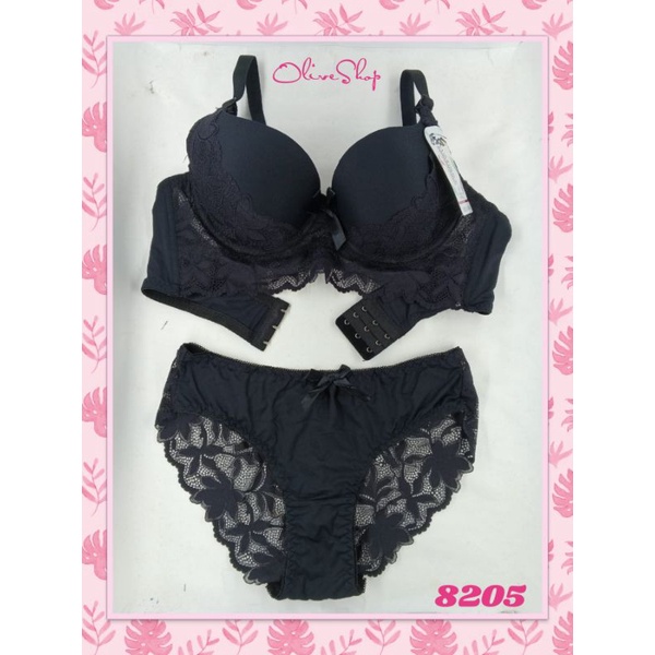 OliveShop ❤️ Set CD Bra Yasimei Push Up Mewah Elegan Murah Jumbo Kode 8205