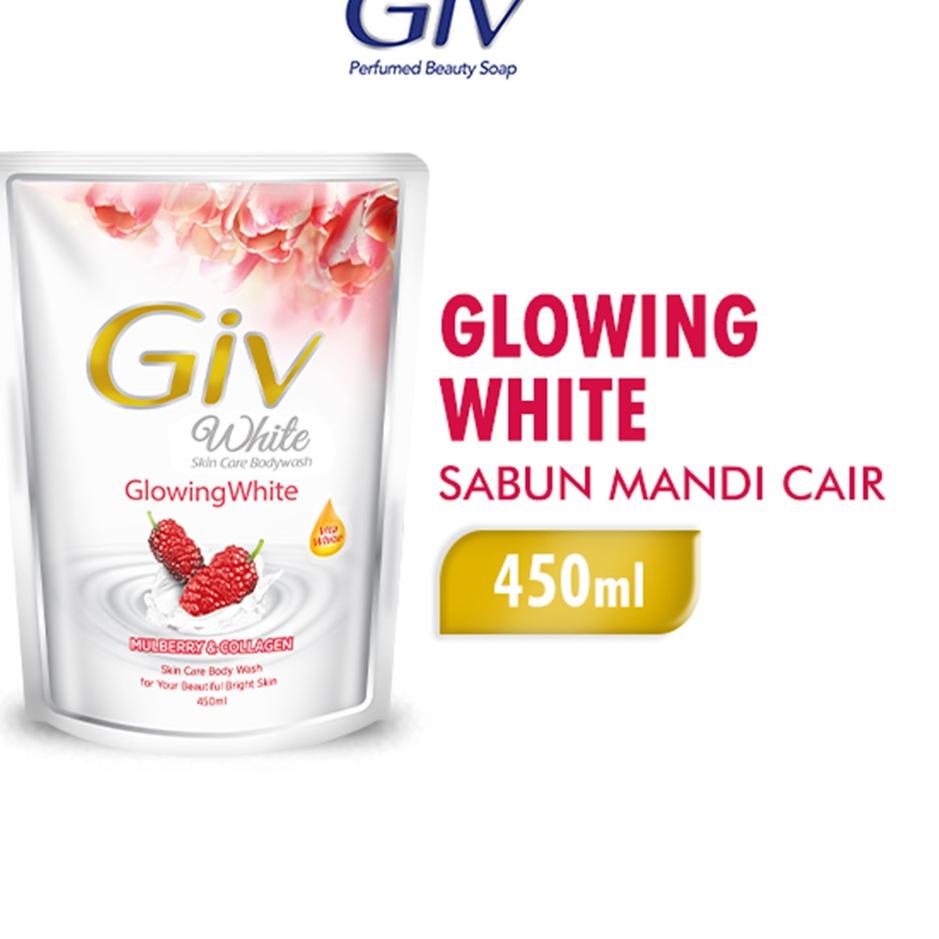 Jual Harga Spesial Giv Glowing White Sabun Mandi Cair Mulberry