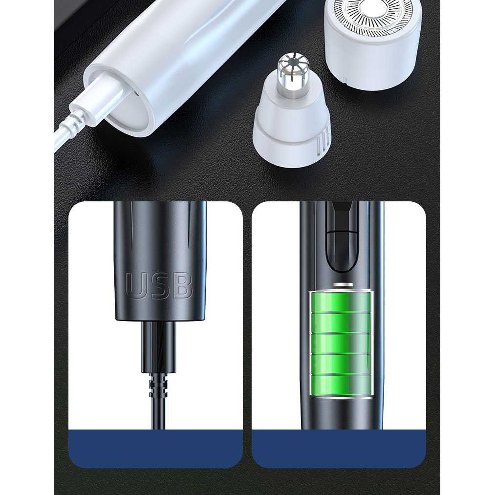 Goncon Alat Cukur Bulu Hidung Elektrik Nose Ear Trimmer Rechargeable - YD-111