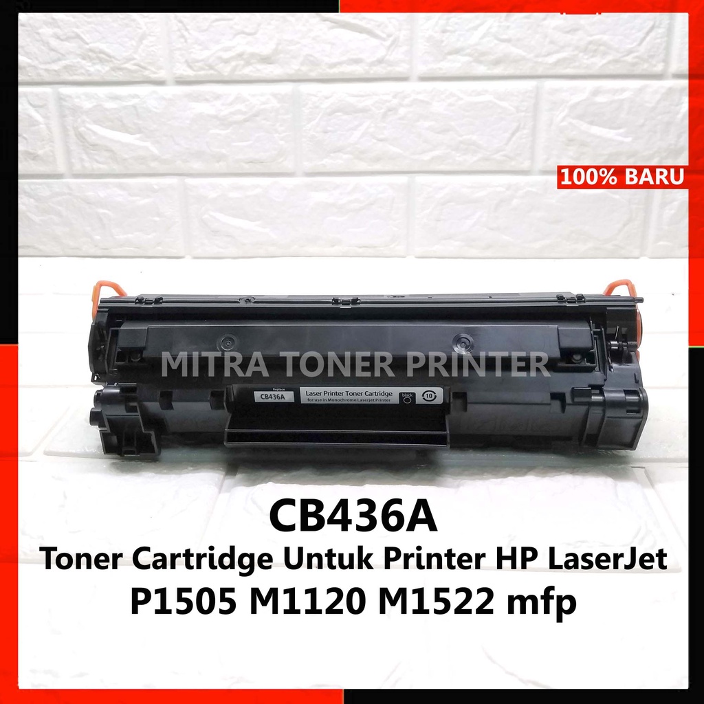 Compatible Toner Cartridge CB436A Untuk Printer HP LaserJet  P1505 / M1502 MFP