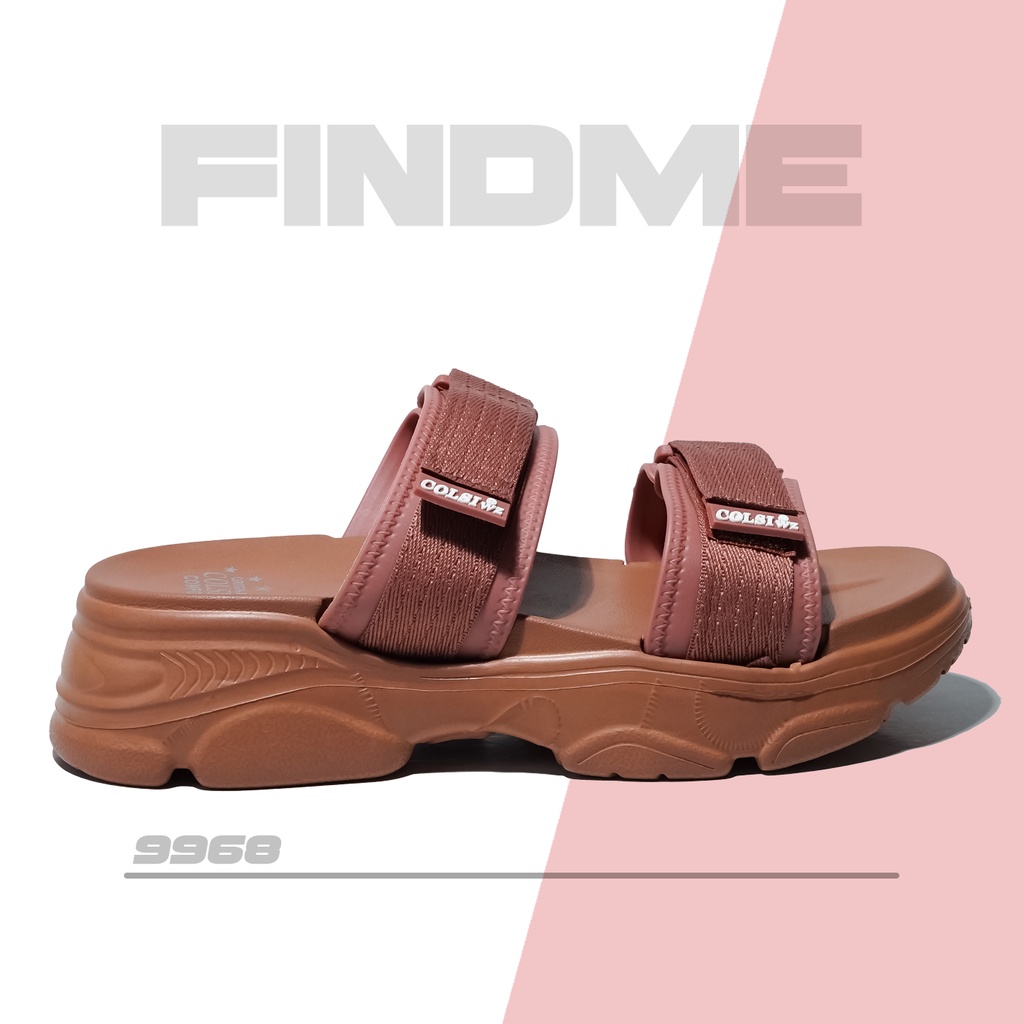 SANDAL WANITA SOLE TINGGI SELOP MINIMALIS CANTIKA MANTULITI BAHAN CANVAS RUBBER IMPORT 9968