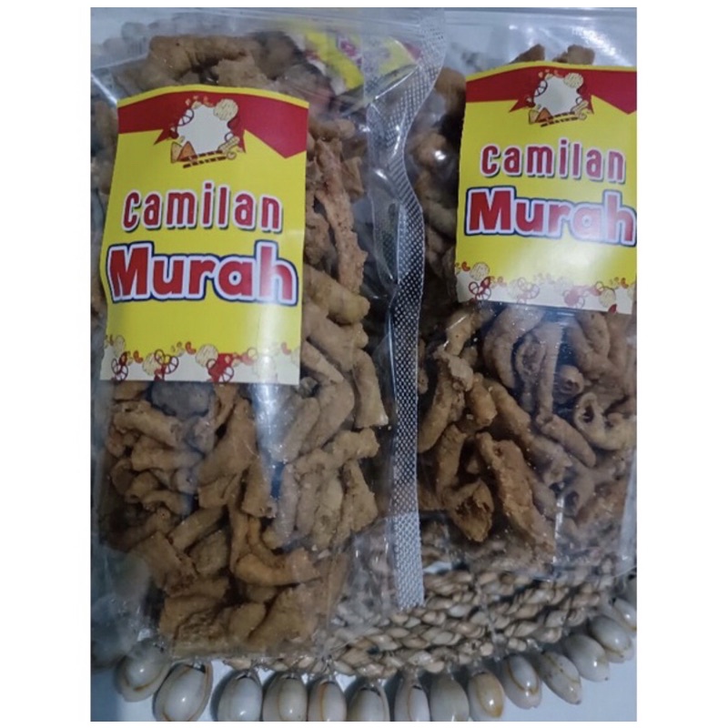 

KRIPSUS KERIPIK USUS (keripik usus ayam rasa original 100gr)