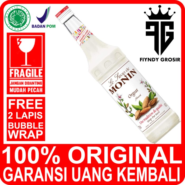 

ALMOND SYRUP 700ML MERK MONIN / SIRUP / CAFE / MONIN / KEDAI / KOPI